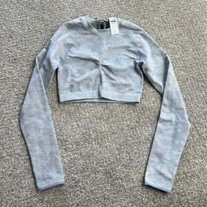 Gymshark camo long sleeve crop top